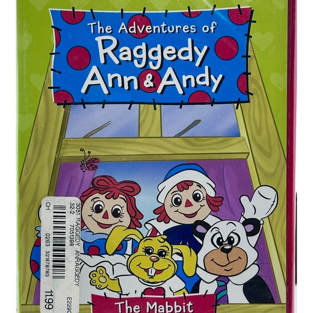 The Adventures of Raggedy Ann & Andy:‎ The Mabbit Adventure DVD - Sealed